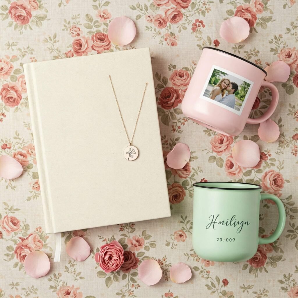 Personalized Gift Flat Lay