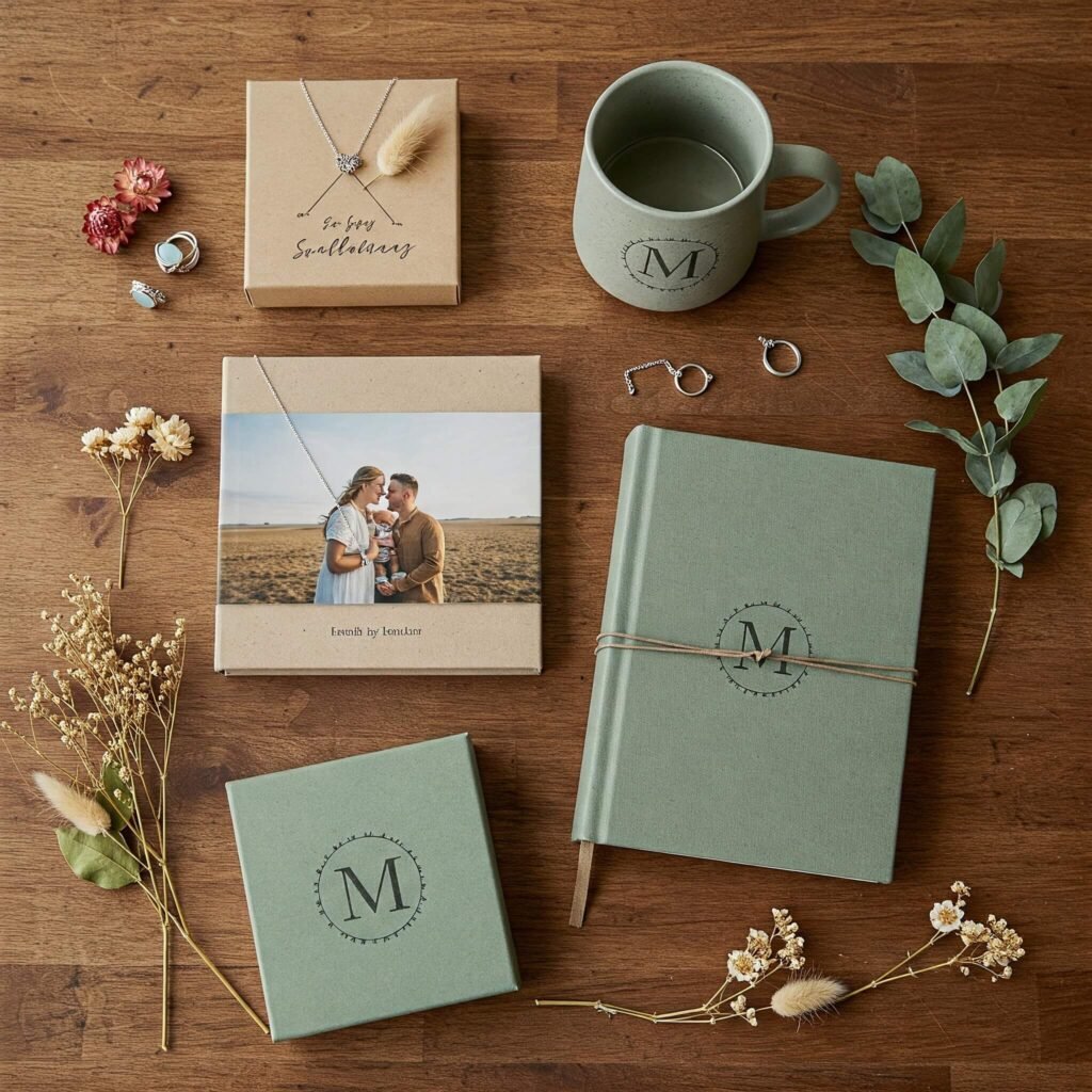 Flat Lay Customized Gifts