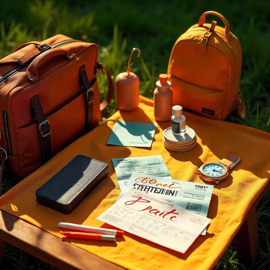 concert tickets, and art supplies.