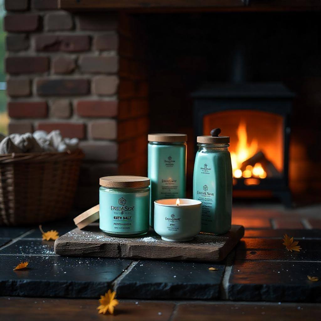 Highlights relaxation and self-care.