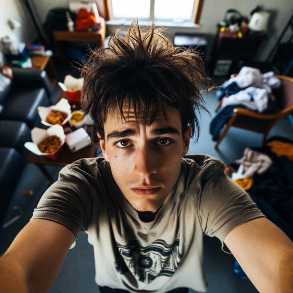 Succulent side-eye with dirt-smudged lens.