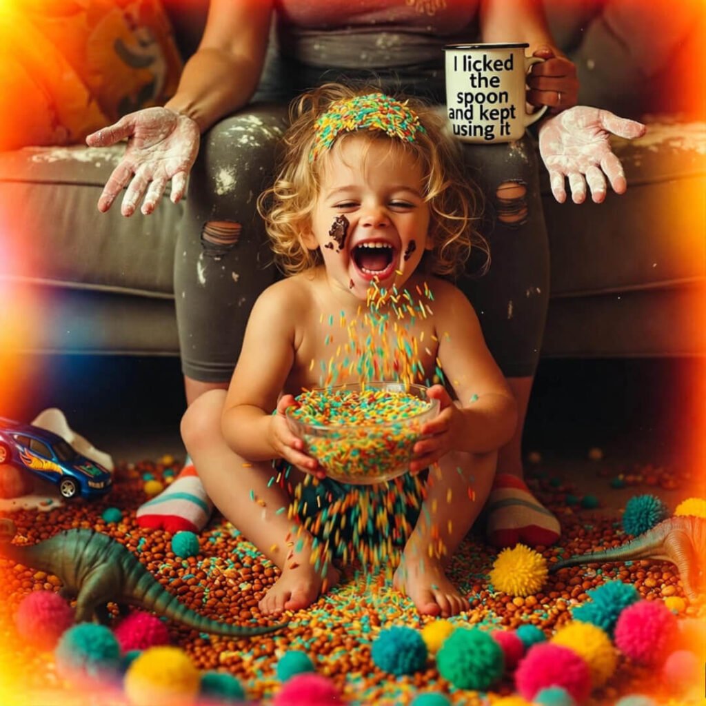 Blurry ribbon-fail wrapping disaster.