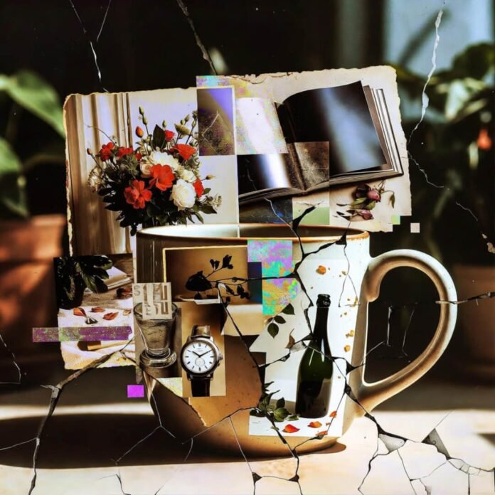 Anniversary gifts in cracked mug glitch.